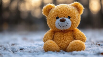 Obraz premium a close up of a teddy bear