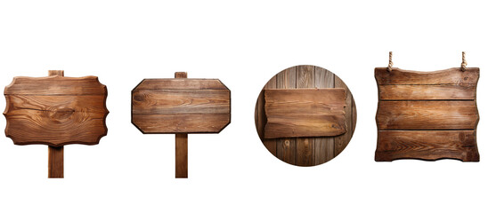 Naklejka premium Simple Wooden Sign Cut Out Displayed Perfectly and Timelessly