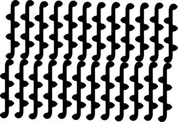 Black and white geometric seamless pattern. Abstract background. Vector seamless pattern.