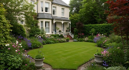 Obraz premium house in the park