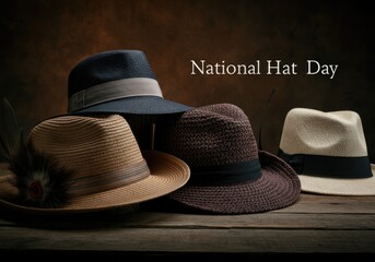 Elegant Assortment of Hats Celebrating National Hat Day
