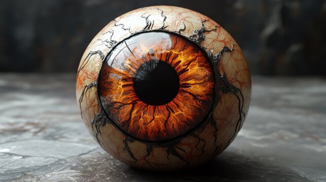 Spooky Eyeball Invitation A Dark Festive Gathering Unveil the mysteries with this creepy eyeball, a perfect invitation to a festive, dark party Discover how to use this terrifying eyeball invite Use