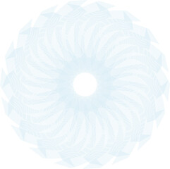 Gear watermark. Vector element for diploma, certificate, currency, voucher or money design. EPS 10