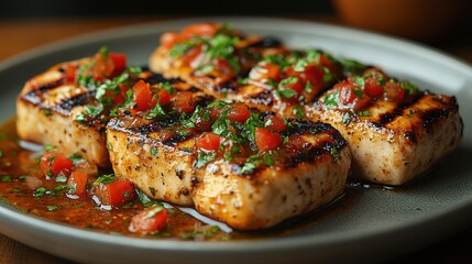 a plate of food with sauce