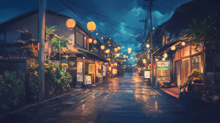 Lo-Fi music picture The background that goes well with the lo-fi music genre Generative AI	
