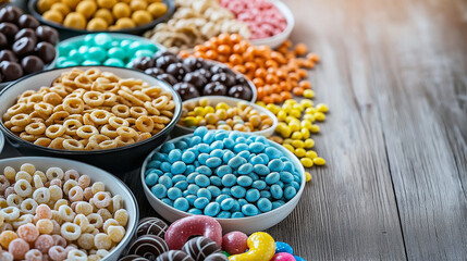 Colorful Candy & Cereal Still Life Photography
