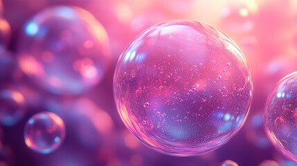 abstract 3d animation of a bubble video loo