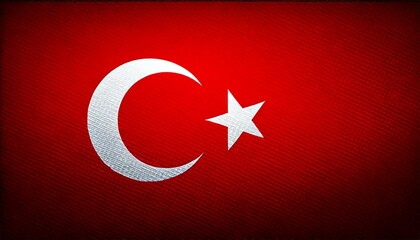 Obraz premium Turkish flag , 3D. For icons, logos and thumbnails