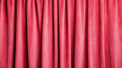 Elegant Red Velvet Curtain Drapery for Interior Design Projects
