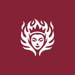 Fire queen logo