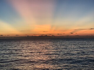 Fototapeta premium sunset over the sea