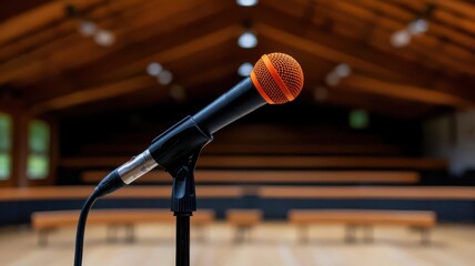 law restriction concept. A detailed shot of a community forum where citizens voice concerns about limitations under restrictive policies