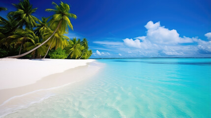Fototapeta premium Serene Tropical Beach Escape