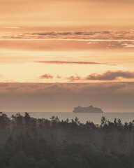 Obraz premium Early sunrise in Espoo 