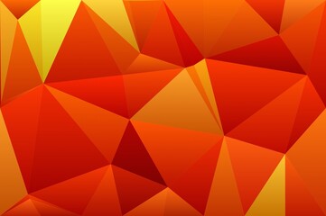 dark red triangle mosaic template. colorful abstract illustration with polygonal triangular pattern for your web design.