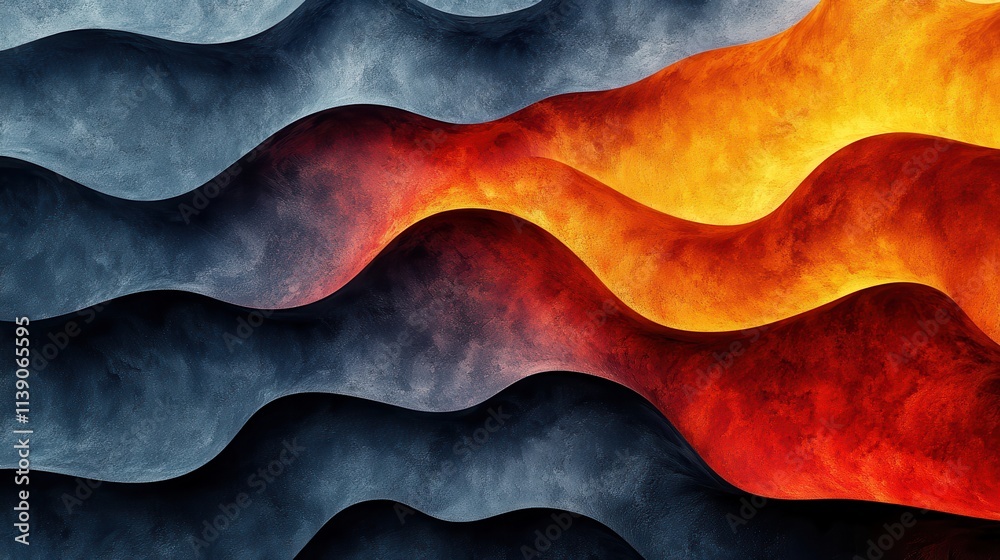 Poster abstract background texture design with distorted lines modern pattern illustratio