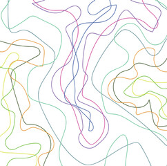 Background in the form of colored tangled wire.