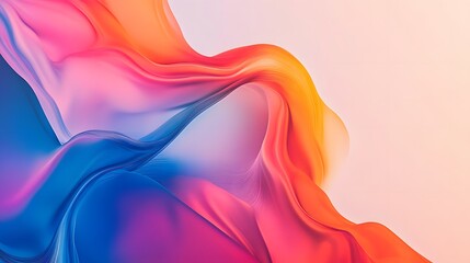 Obraz premium Abstract Colorful Swirling Fluid Design