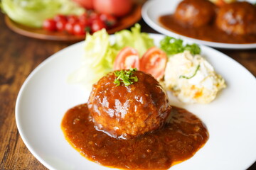 おいしいハンバーグ
