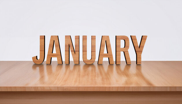 January sign.