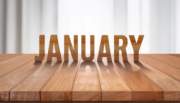 January sign.