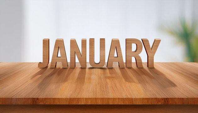 January sign.