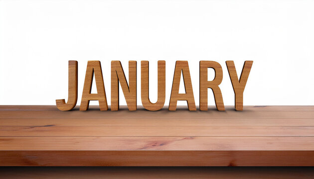 January sign.