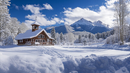 church in the mountains