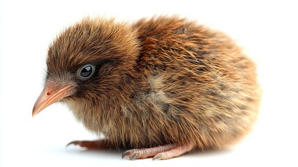 kiwi bird close up stock image isolated on a white background kiwi bird