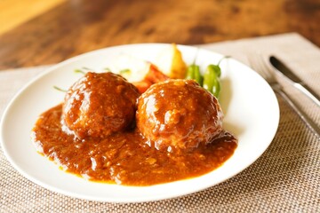 おいしいハンバーグ