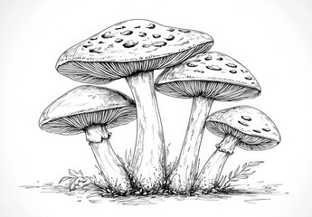 Mushroom sketch