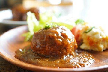 おいしいハンバーグ
