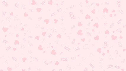 Whispers of Soft Pink Elegance A Captivating Display of Unique Ornaments Adorning a Delicate Pink Background, Celebrating Beauty and Grace in Subtle Hues