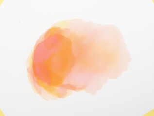 An Enchanting Blend of Warm Colors and Soft Shapes in a Serene Abstract Composition