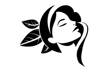 female silhouette for natural beauty