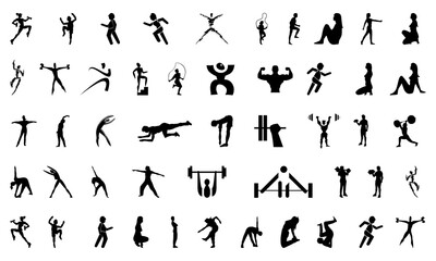 Gymnastic icon collection