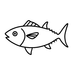 illustration of a fish icon