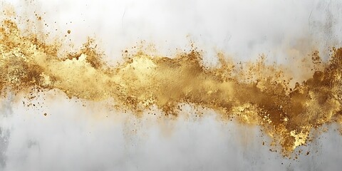 Obraz premium Abstract gold and grey textured art.