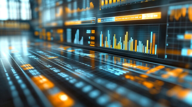 Business intelligence, data analytics, and visualization concepts showcasing machine learning, AI, statistical models, and predictive analytics for effective business decision-making and chaos managem
