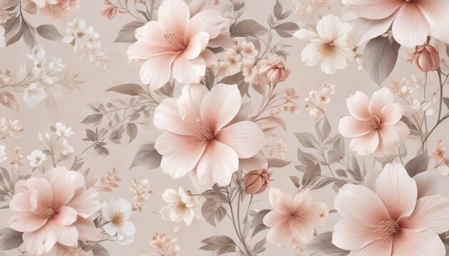 Delicate floral pattern in soft hues for a feminine and elegant touch,  elegant,  delicate,  background
