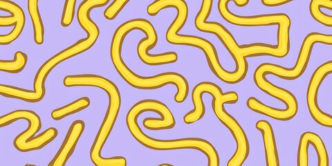 Abstract background with yellow lines on purple.