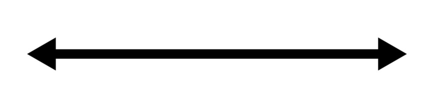 recommend clip art: Long straight double arrow icon