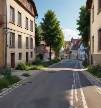 Panorama view of Turmberg from Durlacher Stra&szlig;e , landscape, turmberg