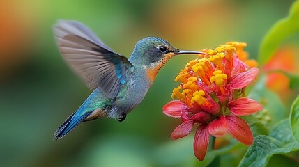 Fototapeta premium Hummingbird Hovering