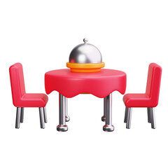 food 3d render icons