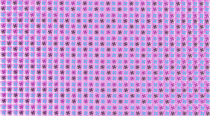 Random shape pattern design | Texture pattern design with random color and random shape | Pattern design with Medium Violet Red color