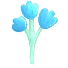 Isolated flower drawing on white background Beautiful flower decorative vector illustration