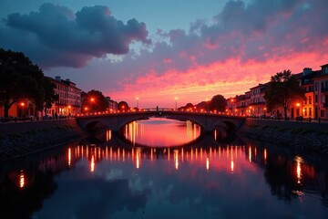 Fototapeta premium Ponte Nerton Navarro iluminada pela luz do sol em Natal BR, arquitetura, natal