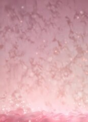 Fototapeta premium Pastel pink gradient background with soft bokeh effect, pastel pink, gradient background, ethereal ambiance