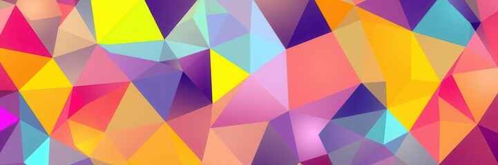 Obraz premium Abstract geometric pattern with vibrant colors and futuristic feel, art, texture, vibrant